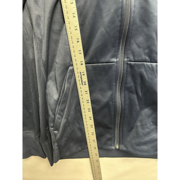 Nike NFL On field Full Zip Hoodie NE Patriots Banner Logo Navy Blue Mens Large - Picture 3 of 7